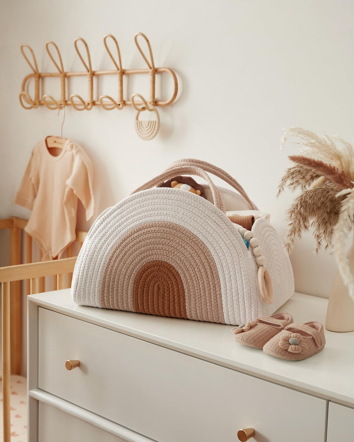 Cotton Rope Diaper Storage Basket