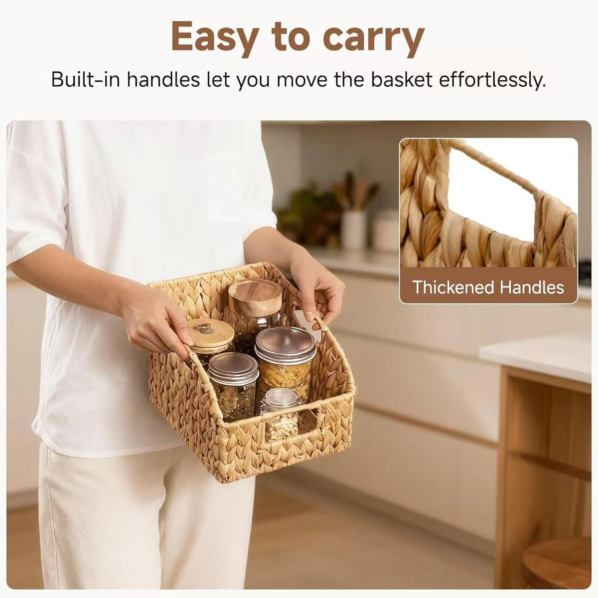 Khaki Trapezoid Storage Basket