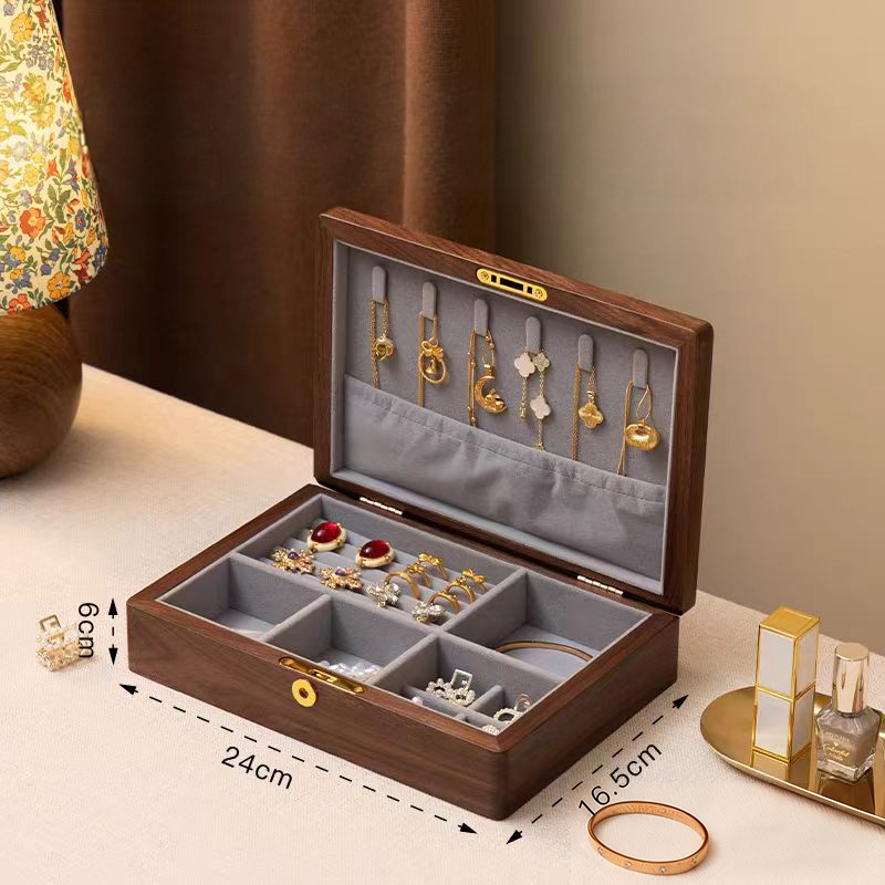 Lucky Bloom Wooden Jewelry Box