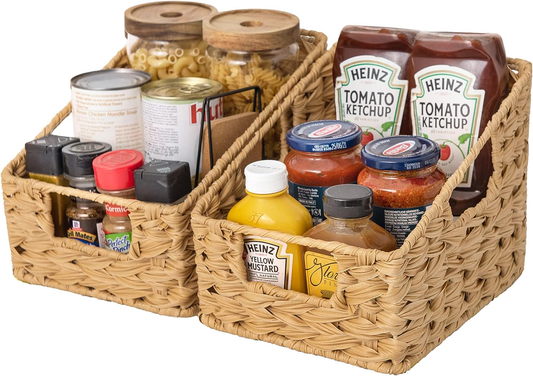 Khaki Trapezoid Storage Basket