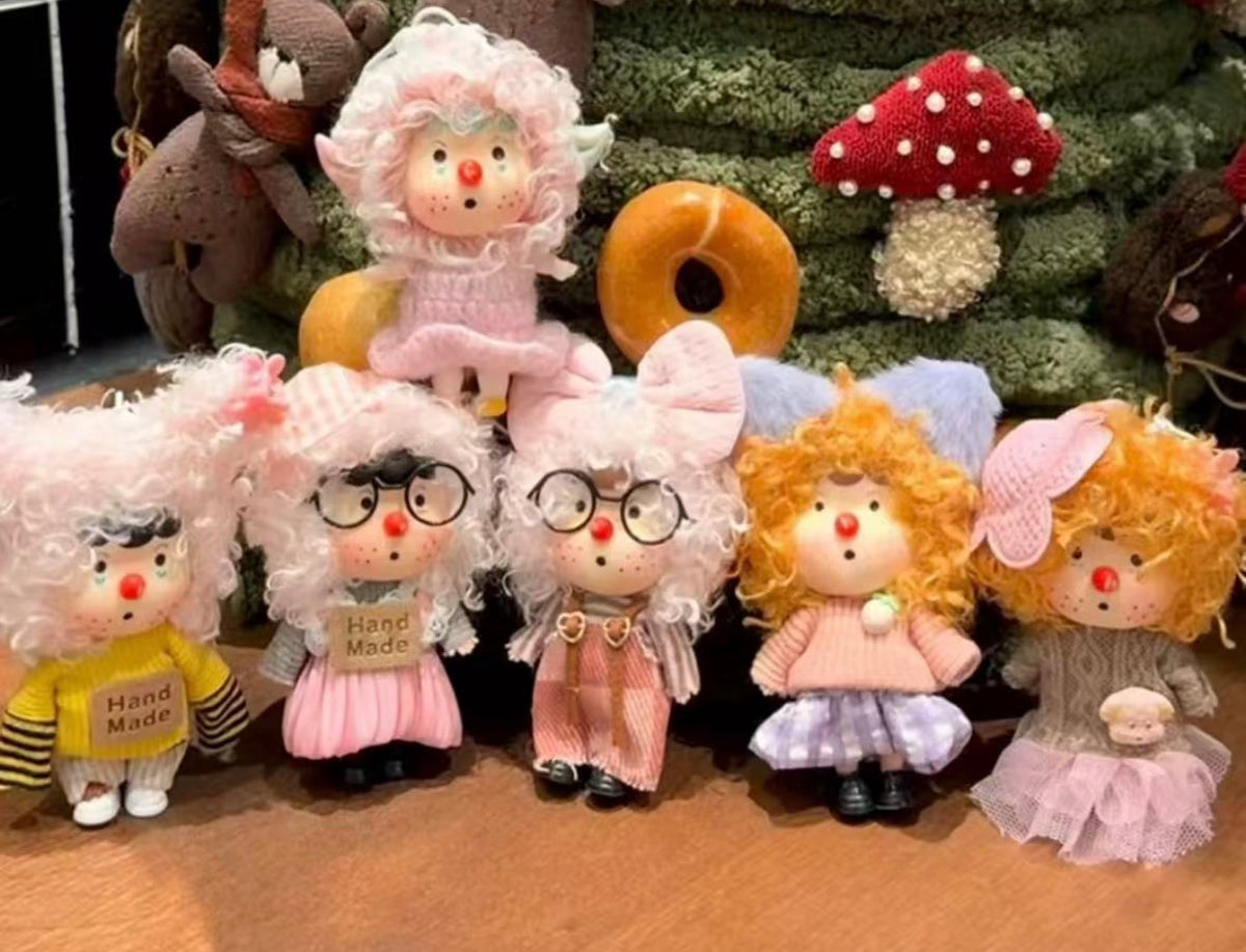Curly Hair Decorative Doll – Whimsical Shelf & Desk Decor