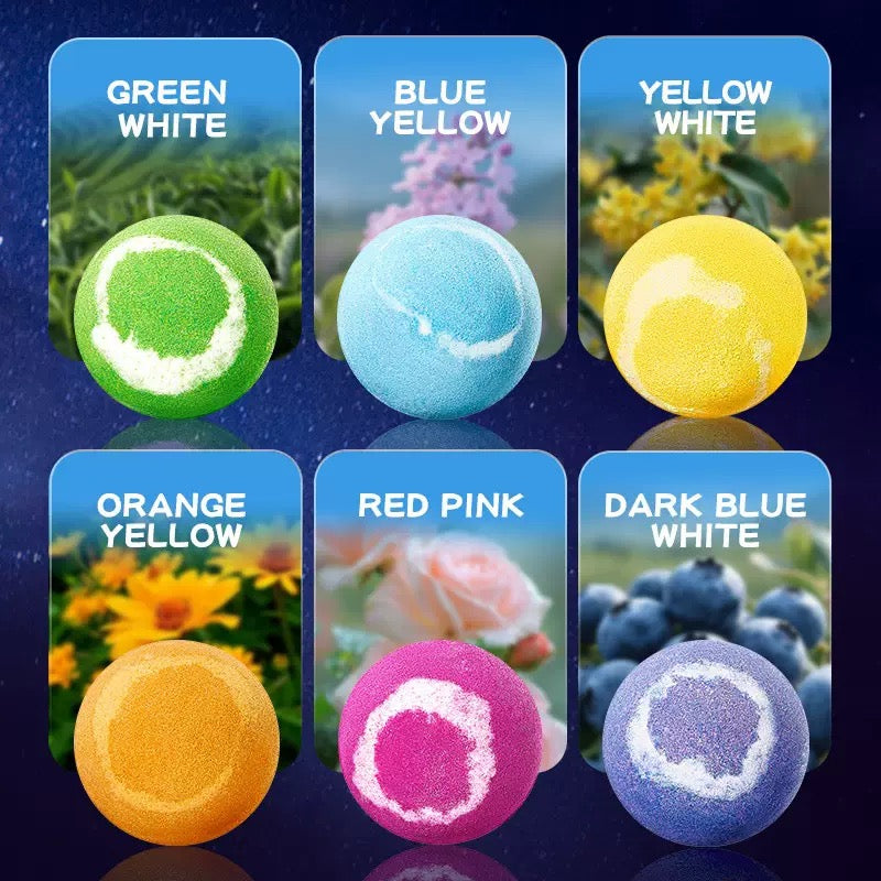 SADOER Planet Bath Bomb Gift Set – 6 Pieces