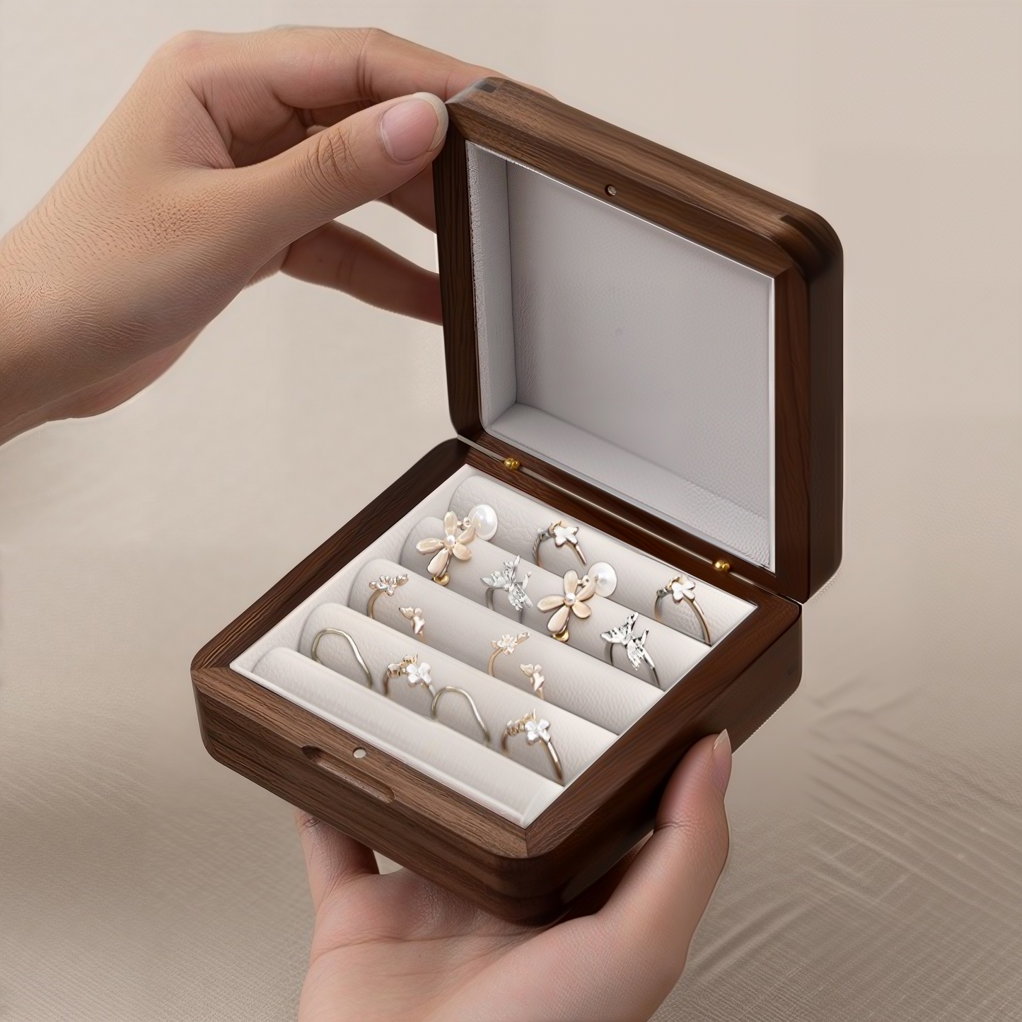 Wooden Jewelry Organizer Box