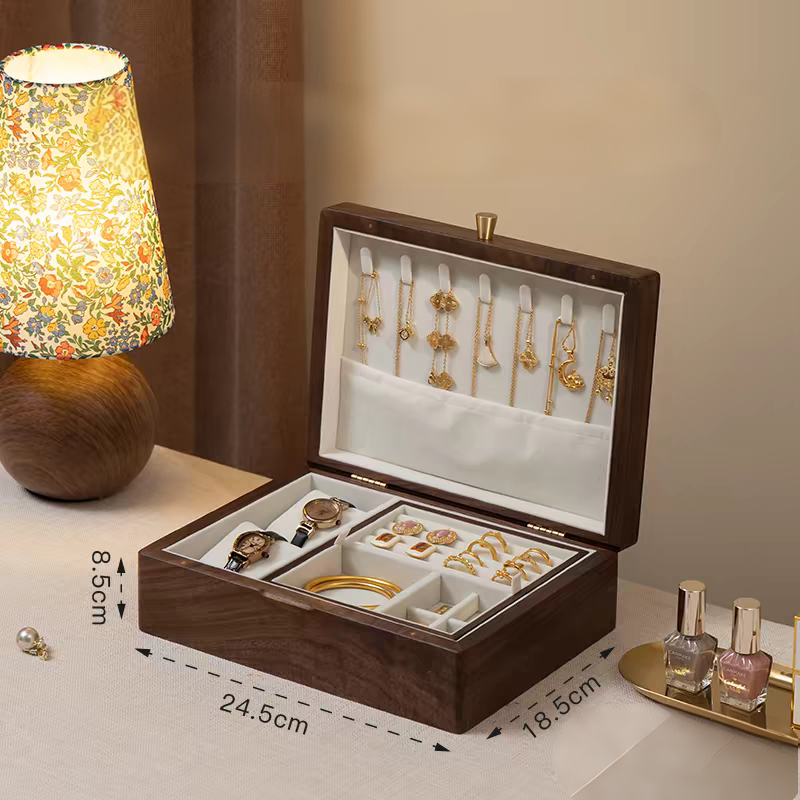Wooden Jewelry Organizer Box